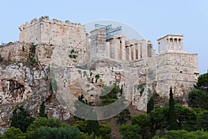Acropolis of Athens from west