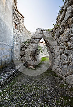 Acropolis of Civitavecchia di Arpino, Italy photo