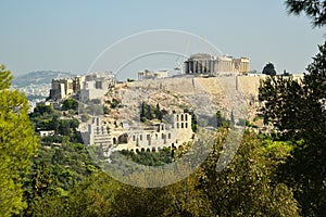 Acropolis complex Athens Greece