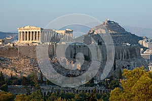 Acropolis, famous landmark in Athens,Greece