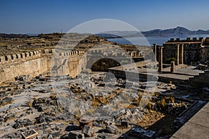 The Acropolis of Lindos in Rhodes