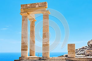 Acropolis of Lindos. Rhodes, Greece