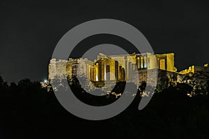 Acropolis Night Scene, Athens, Greece