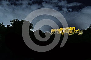 Acropolis Night Scene, Athens, Greece