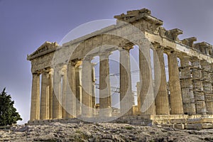 Acropolis and parthenon Athens Greece