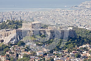 Acropolis, Plaka, and Saronic gulf, Athens