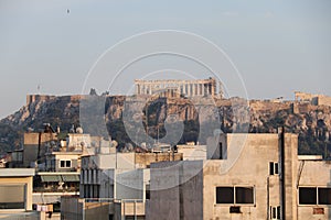 Acropolis seen from Athens