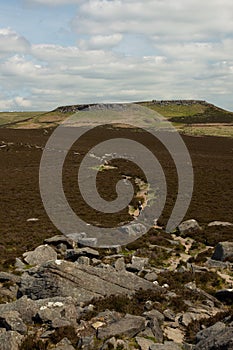 Across Hathersage Booths towards Stanage Edge