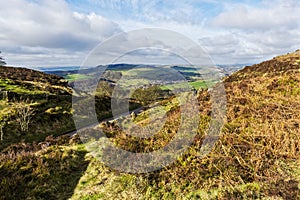 Across Hope Valley, Derbyshire, from Curbar Edge