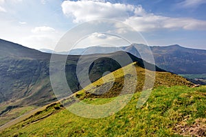 Across Knott Rigg to High Snockrigg