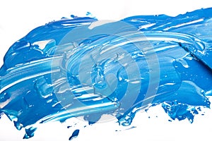 Acrylic paint isolated