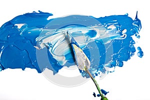 Acrylic paint isolated