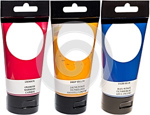 Acrylic Paint Tubes