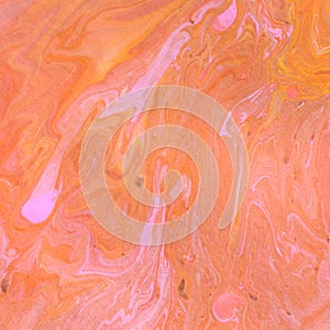 Acrylic texture made in liquid pour technique.