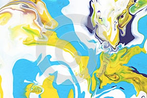 Acrylic texture made in liquid pour technique.