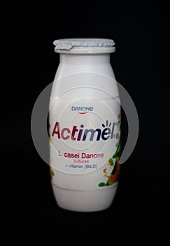 Actimel yogurt.