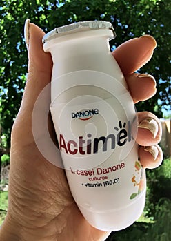 Actimel Yogurt Drink.