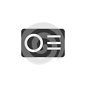 Action Camera icon flat