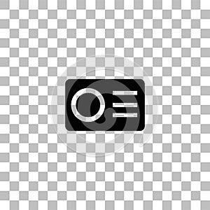 Action Camera icon flat