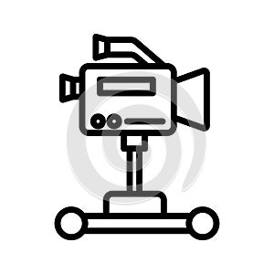Action camera Isolated Vector icon which can easily modify or edit