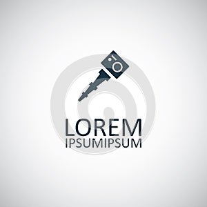 Action camera monopod icon for web