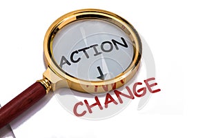 Action and change