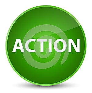 Action elegant green round button