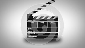 Action Film Clapper Board Background