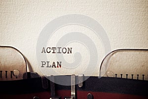 Action plan concept