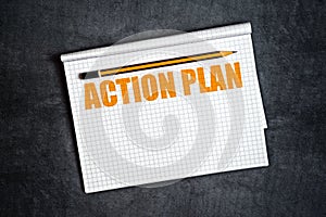 Action Plan Copy Space photo