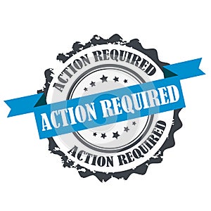 Action required stamp