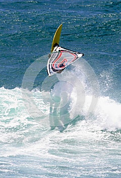 Action Sports Windsurfing Windsurfer Catching Air