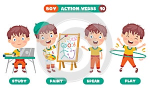 Action Verbs For Children Education