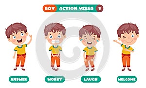 Action Verbs For Children Education