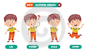 Action Verbs For Children Education