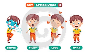 Action Verbs For Children Education