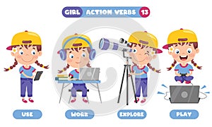 Action Verbs For Children Education