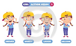 Action Verbs For Children Education