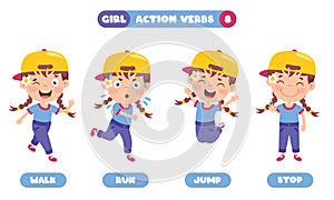 Action Verbs For Children Education