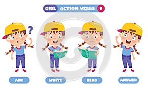 Action Verbs For Children Education