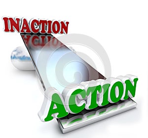 Action Vs Inaction Words on Balance Comparison