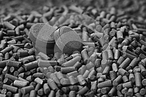Activated carbon granules and tablets
