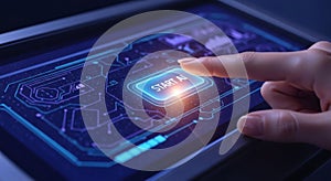 Activating AI: Futuristic Interface