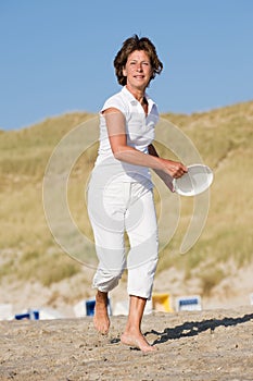 Active at the beach