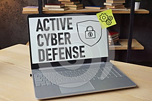 Active Cyber Defense ACD is shown using the text