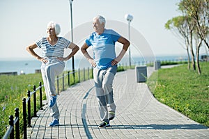 Active Elderly Couple