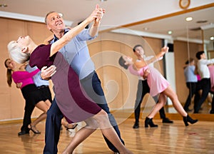 mature parthners dance waltz photo