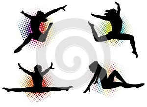 Active Female Silhouettes