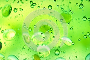 Active Green Bubbles