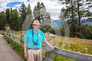 Active Healthy Senior Tourist